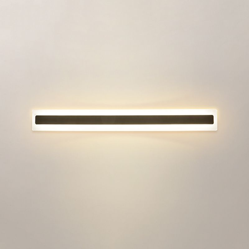 LAMPE MUR MUR simple Nordique LED moderne Long Strip Wall Lampe Forme pour le salon