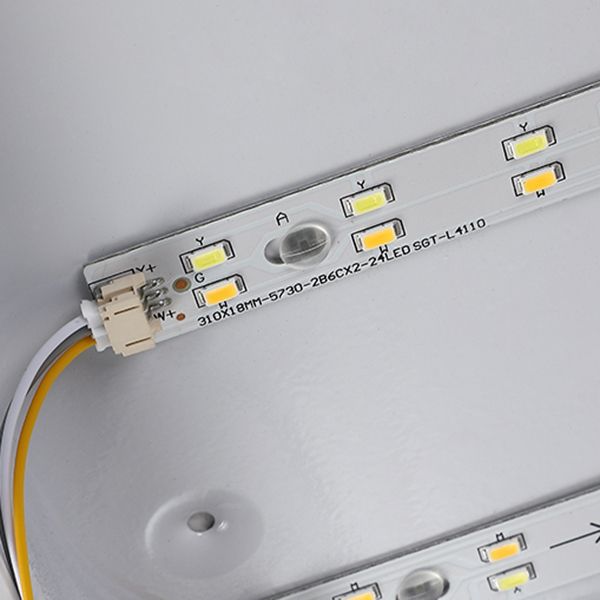 Wood Geometric Flush Mount Lights Contemporary Style 1 Light Flush Mount Lighting