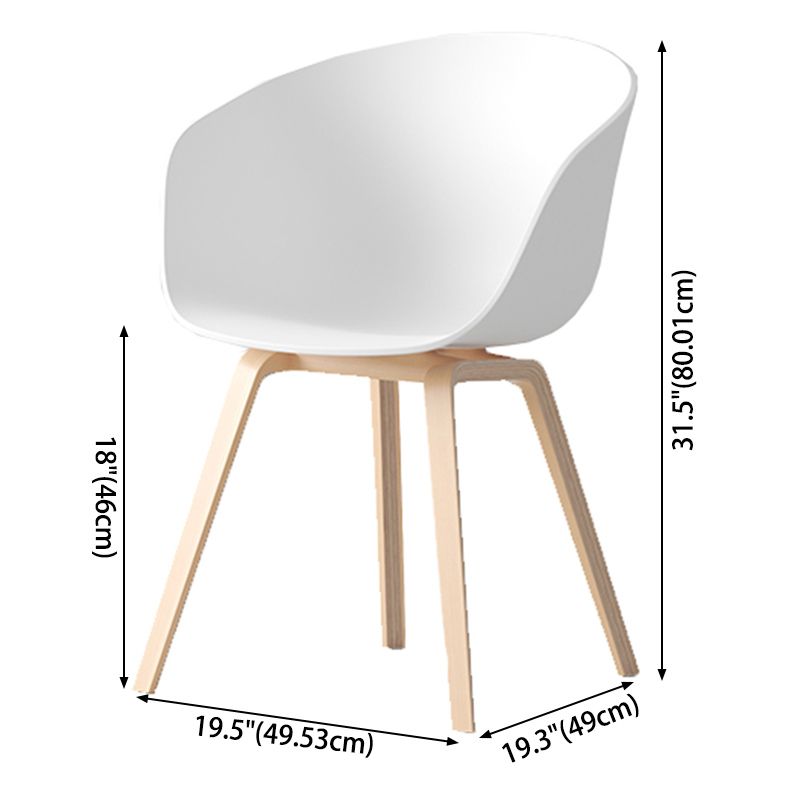 Sedie da pranzo in stile contemporaneo sedie da cucina con gambe in legno