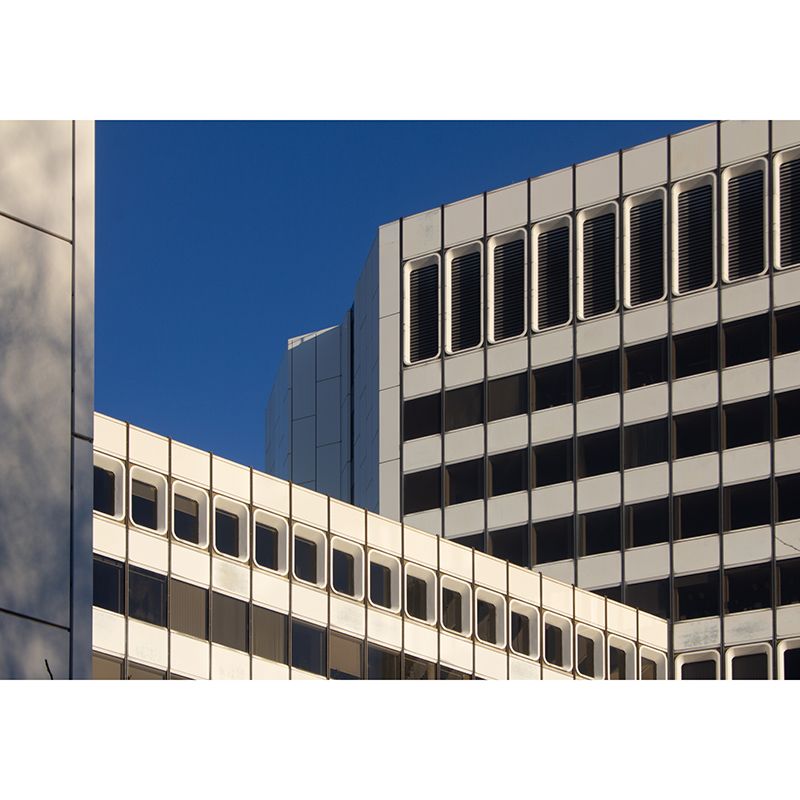 Modern Architecture Landscape Living Room Mural Wallpaper, Custom-Printed