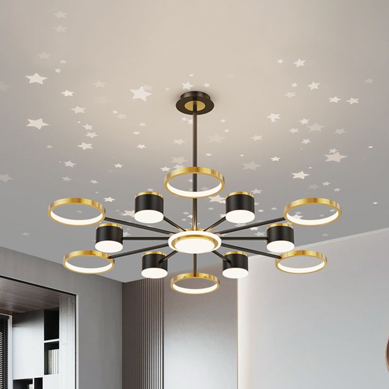 Geometrische ophanging hanglampen moderne verlichting kroonluchters metaal kroonluchter