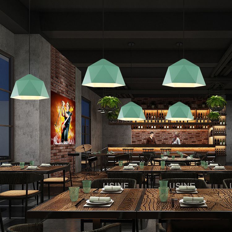 Lumière suspendue colorée à style nordique Macron Pendant Light Hanging Light pour la chambre