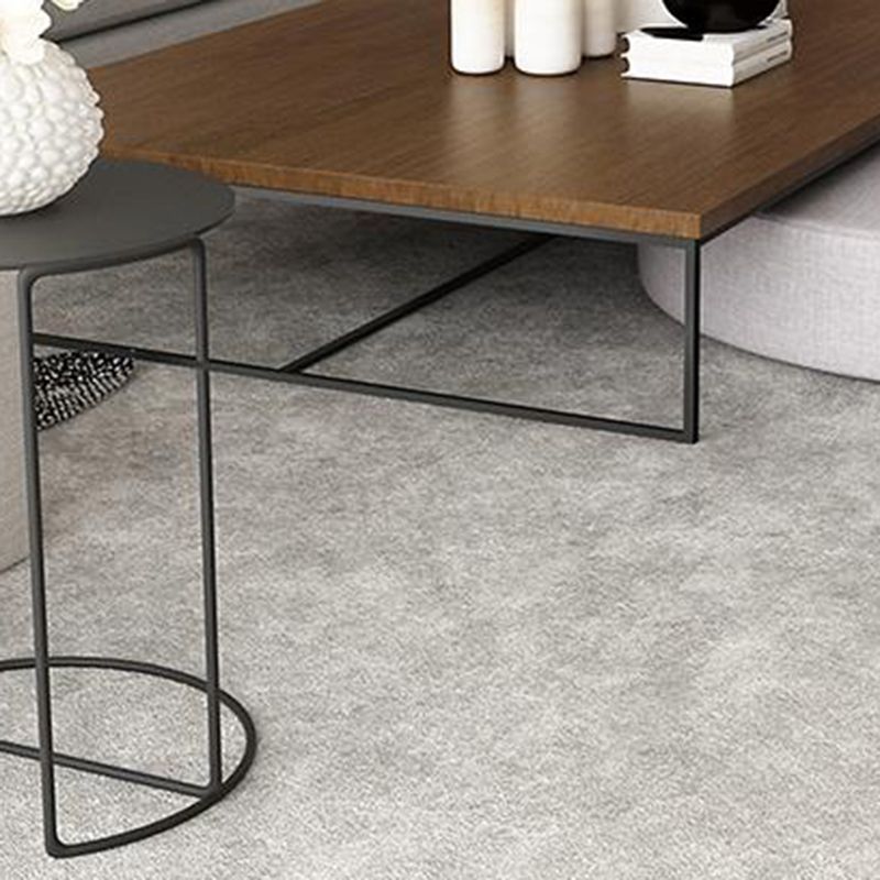 North European Wood Coffee Table Rectangle Frame Cocktail Table