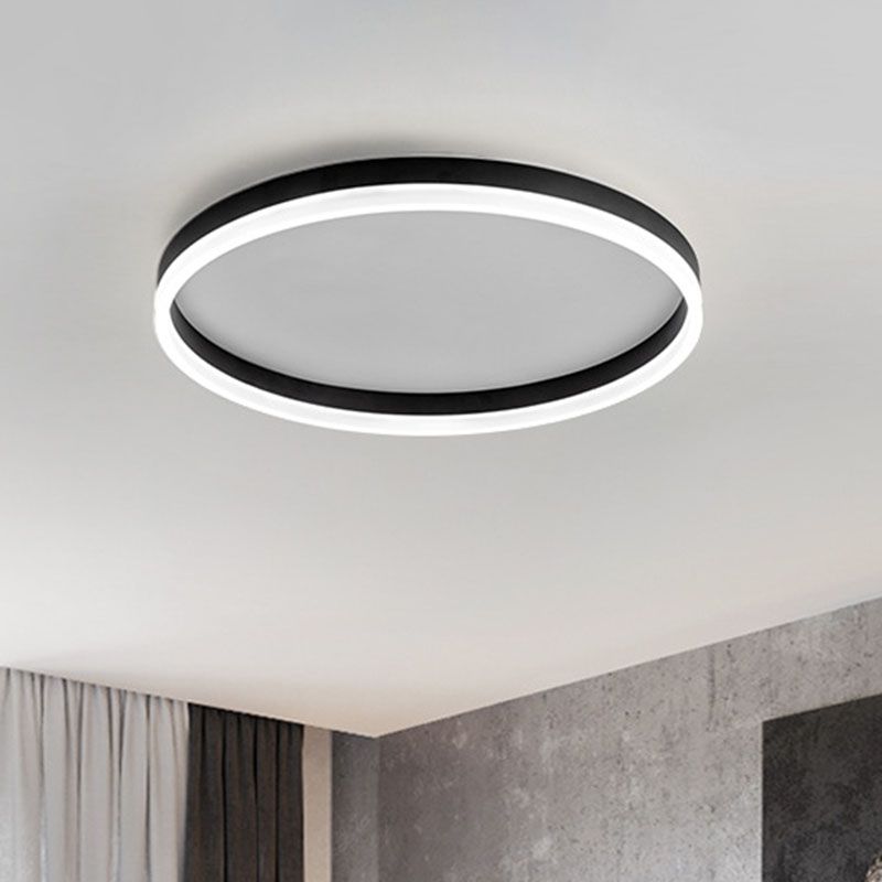 Ronde inbouwverlichting Minimalistische acrylslaapkamer LED-inbouwarmatuur