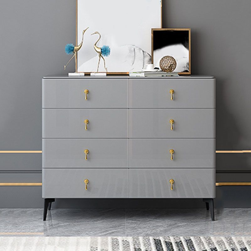 Glam Wooden 16" Wide Storage Chest Bedroom Chest with Drawers