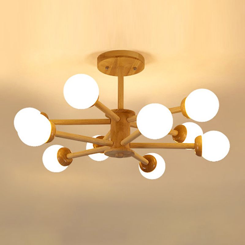 Creative Simplicity Wooden Pendant Lighting for Drawing Room Coffee Shop