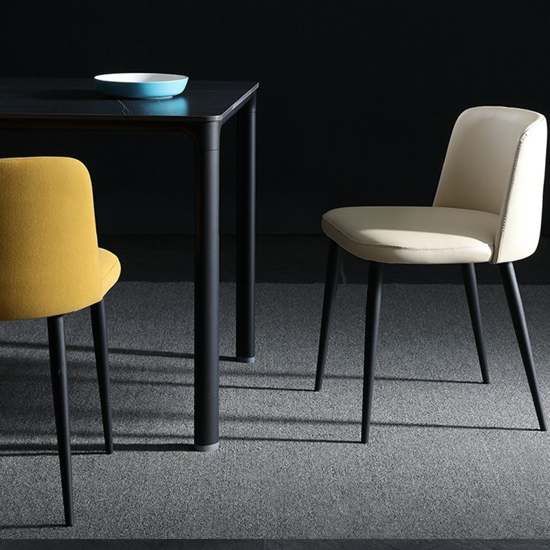 Contemporary Home Dining Chairs Armless Low Back Dining Side Chair