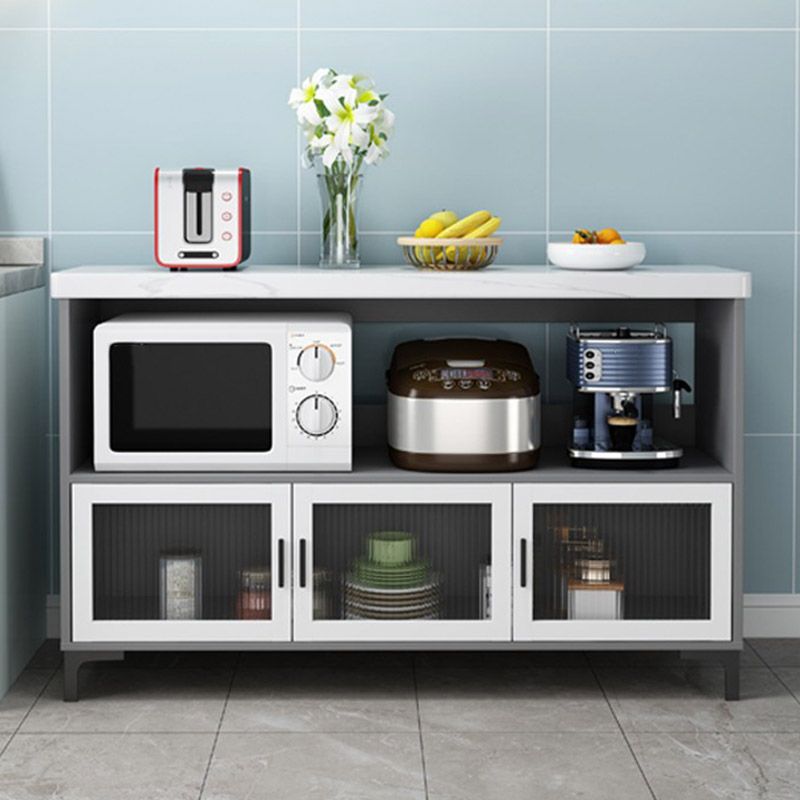 Modern Kitchen Island Table Dining Room Stationary Prep Table