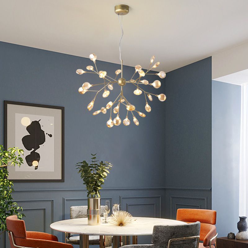 Heracleum LED lampadario a LEDELIER ARTIST TAN SPAGCHIO CAMERA PASSAGGIO CHE APPLICA A RAGGIORE LUCE