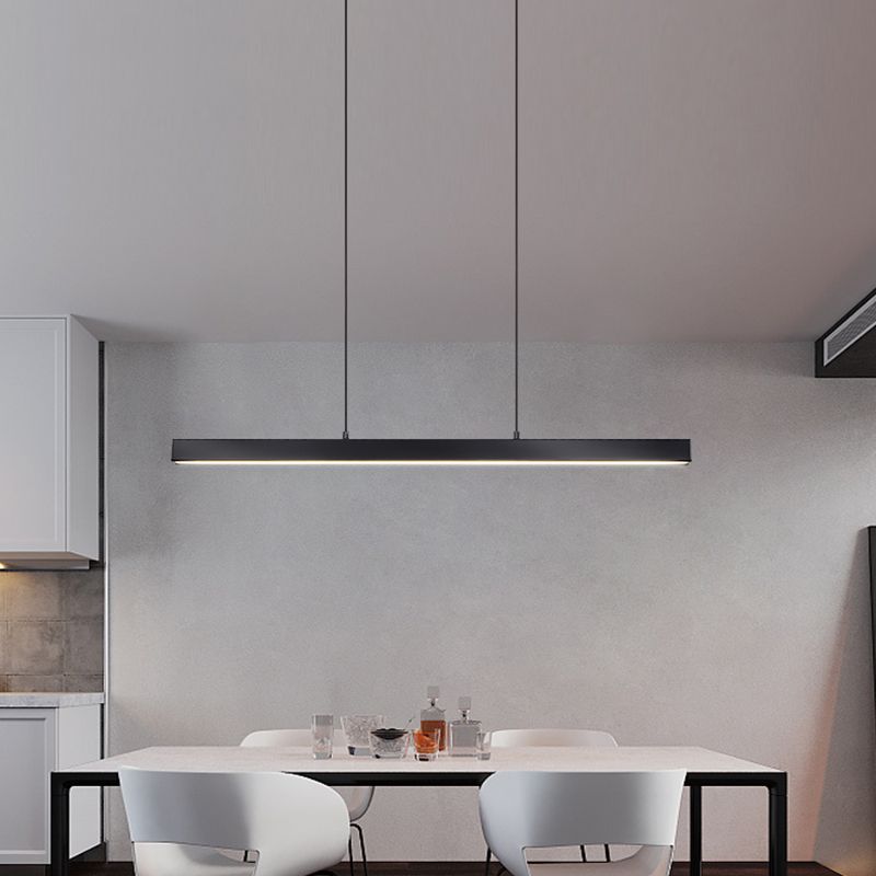 Moderne LED -Island -leichte Acryl -Schattenhänge -Beleuchtungskörper für Esszimmer