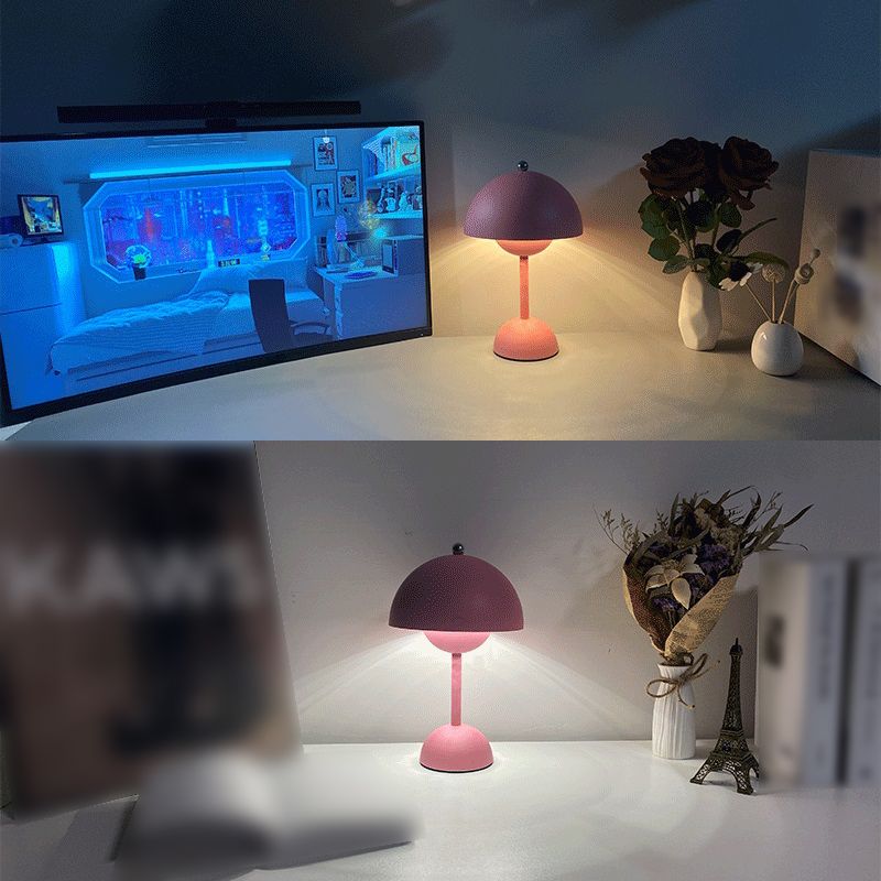 Macaron Style Table Lamp 1-Light Simple Desk Light for Living Room