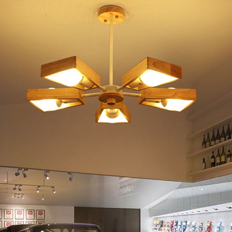 Living Room Japanese Style Chandelier Lighting Fixture Modern Chandelier Pendant Light