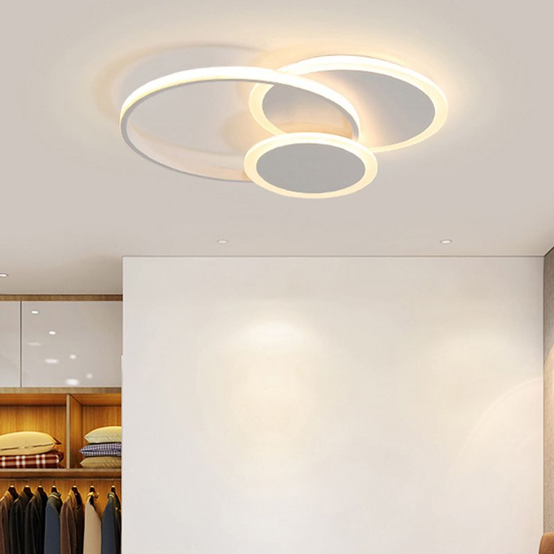 Acryl gestapelde ringplafondlamp Eetkamer Keuken Moderne LED-plafondlamp