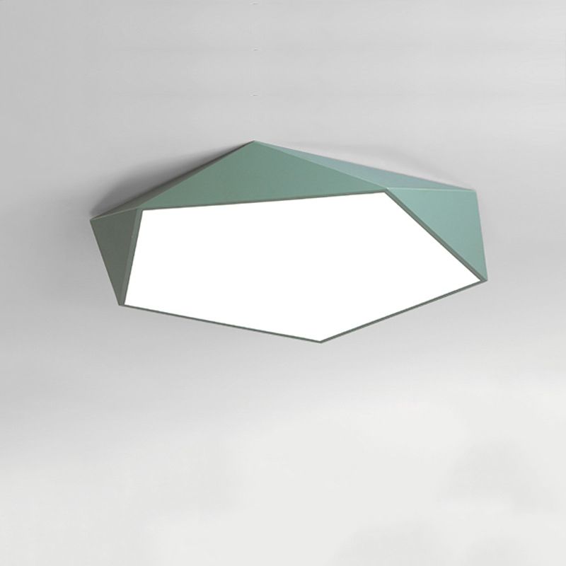 Metalen Geometrische Flush Mount Licht Moderne Stijl 1 Hoofd Flush Mount Led Lampen