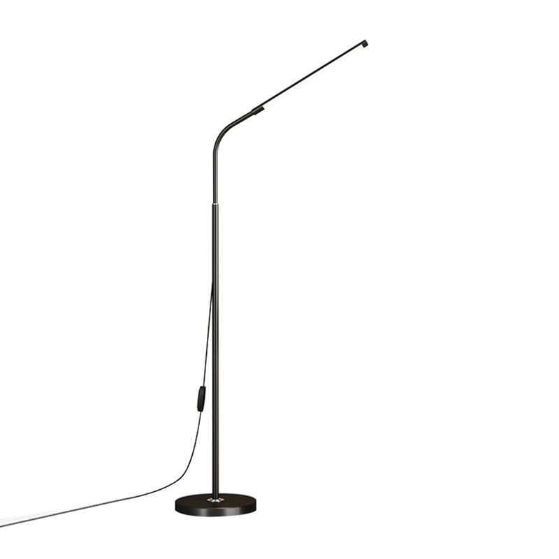 1 lampadaire linéaire léger modernisme lampe standard en métal pour le salon