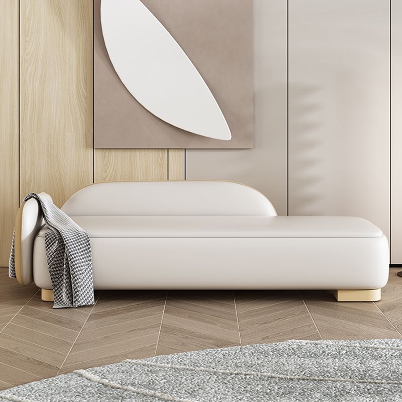 Modern Style Genuine Leather Lounge Chair for Living Room and Bedroom