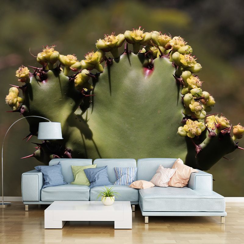 Common Plant Mural for Living Room Reading Room Decoration, Water Resistant