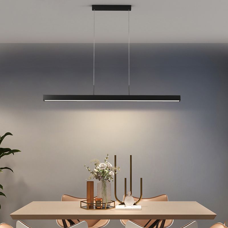 Simplicity Contemporary Kitchen Island Light Acrylic Shade Dining Room Hanging Lamp