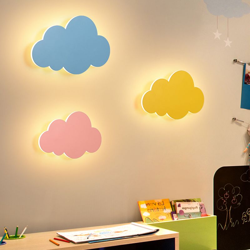 Moderne Stil Leuchte Wolkenform Metall 1-Licht-Wandhalterung Licht