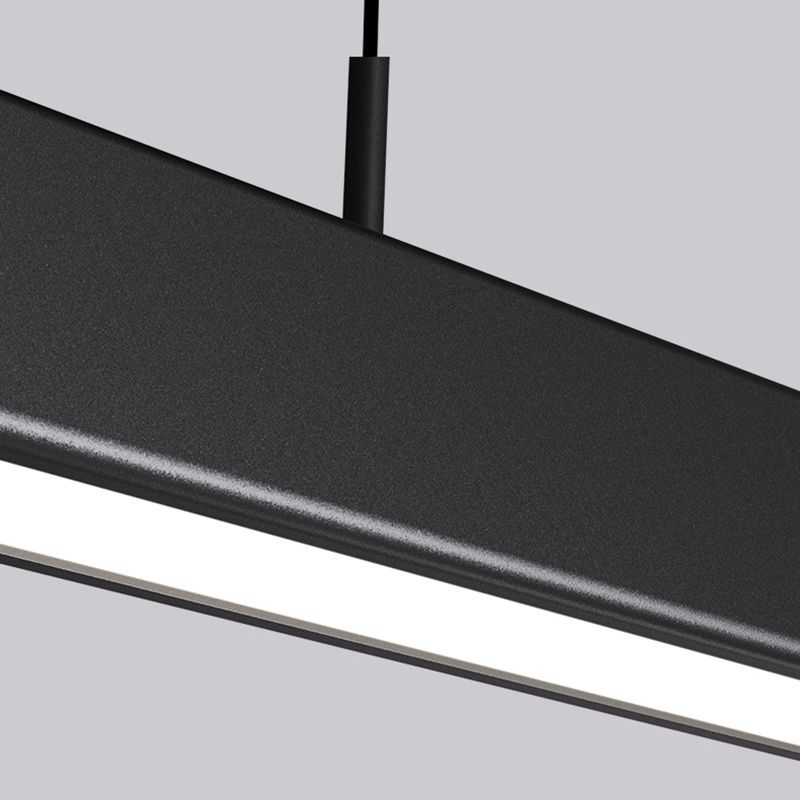 Rectangular Shape Island Pendant Modern Style Metal 1 Lights Island Lighting for Bedroom