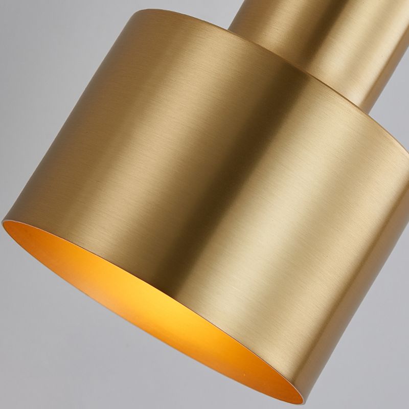 Metal Cylinder Sconce Light Fixture Modern 1-Light Wall Light