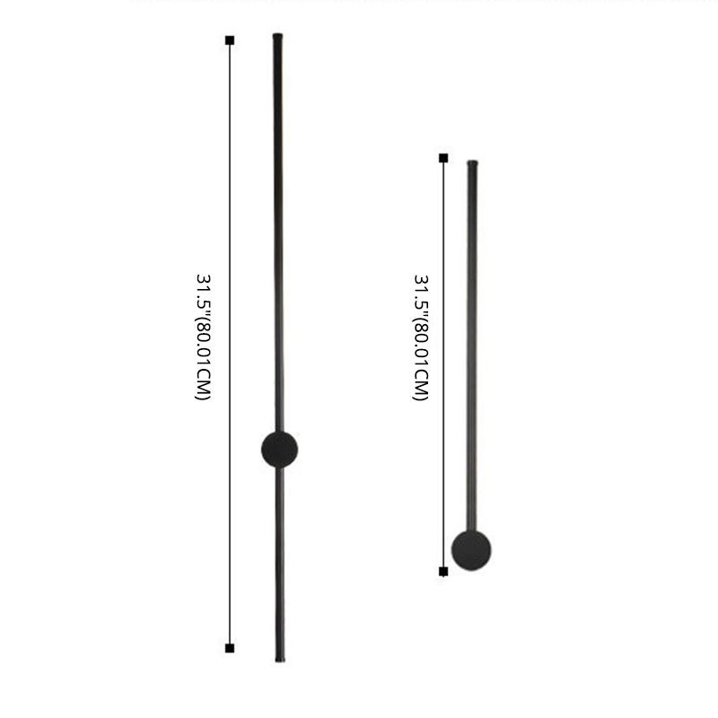 Iluminación de pared de metal lineal iluminación Minimalista LED MALED MONTADO LÍNEA