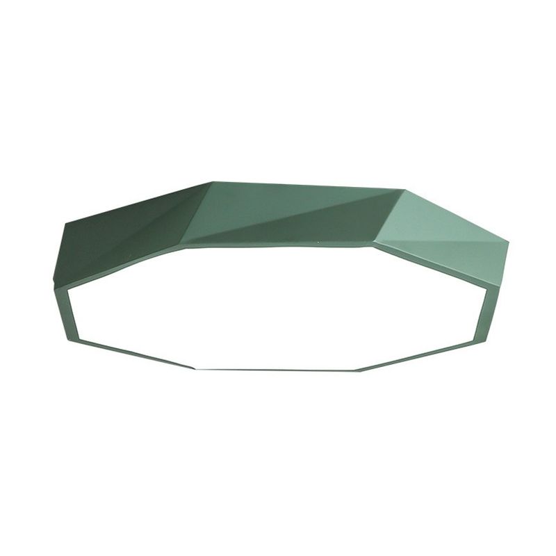 Plafonnier encastré octogonal simplicité acrylique chambre LED luminaire encastré