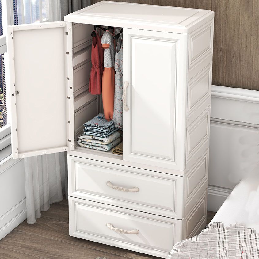 Contemporary Style Wardrobe Plastic Wardrobe Closet for Bedroom