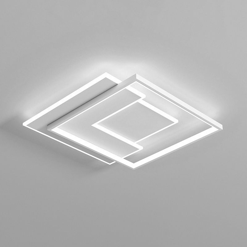 Unique Shape Flush Lighting Modern Metal Flush Mount Lighting