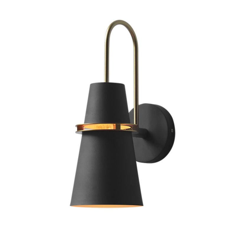 Metallic wijd uitlopende wand SCONCE Licht Hedendaags