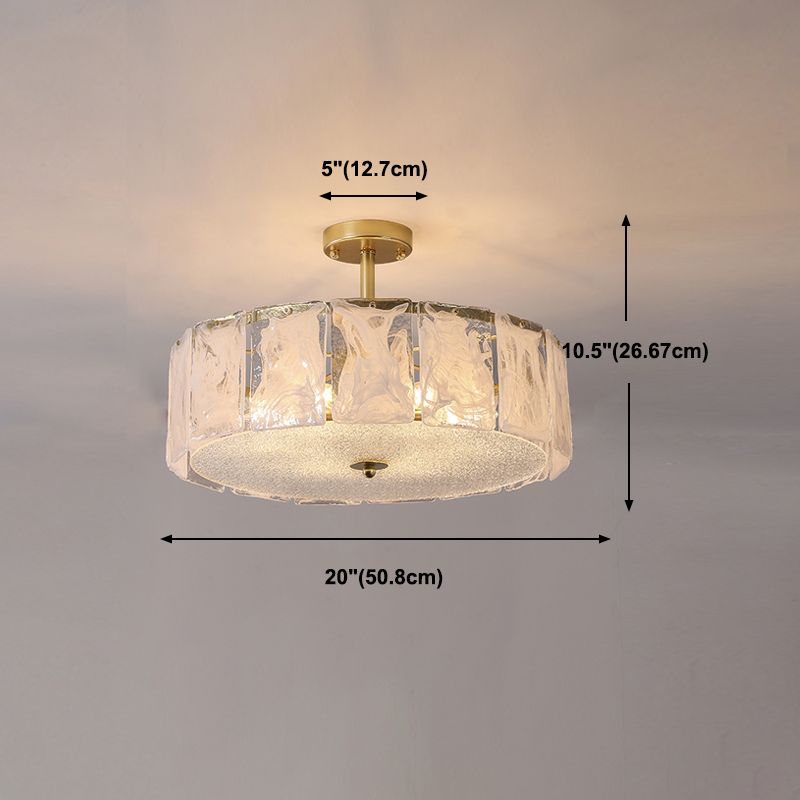 Multi -Licht zylindrische Deckenleuchte moderne Glasdecke Beleuchtung für Wohnzimmer