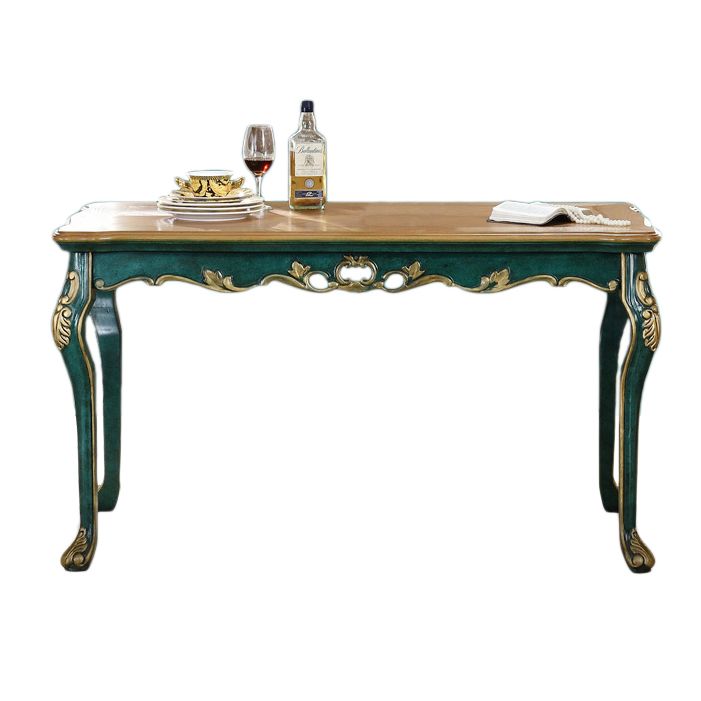 Midcentury Style Dining Site Table Solid Wood 4-foot Dining Room Furniture for Home