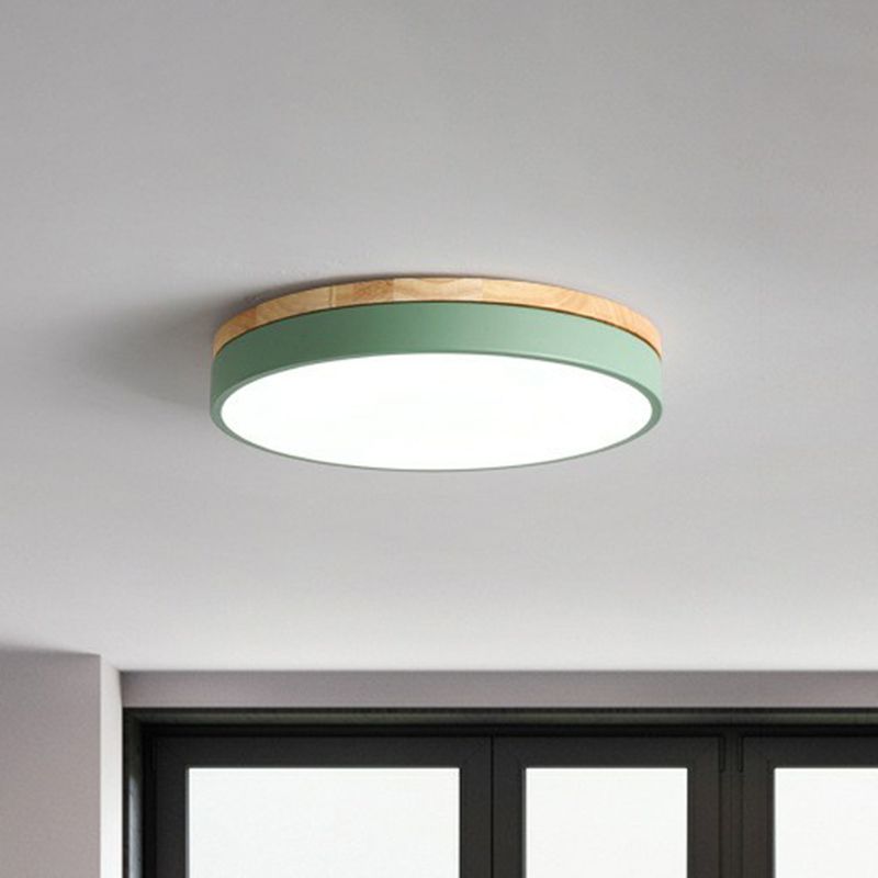 Cirkelvormige slaapkamer inbouwverlichting Acryl simplistische LED-inbouwarmatuur