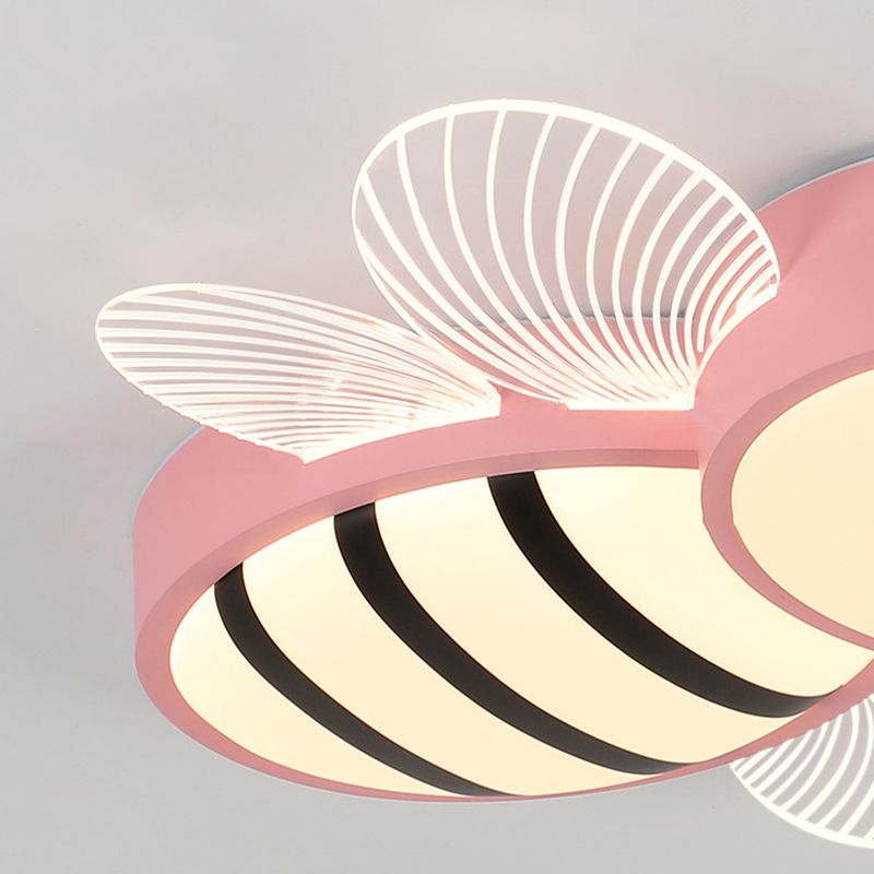 Kinder kreative Bienendecke Licht Schmiedeeisen Deckenbefestigung mit Acrylatschatten