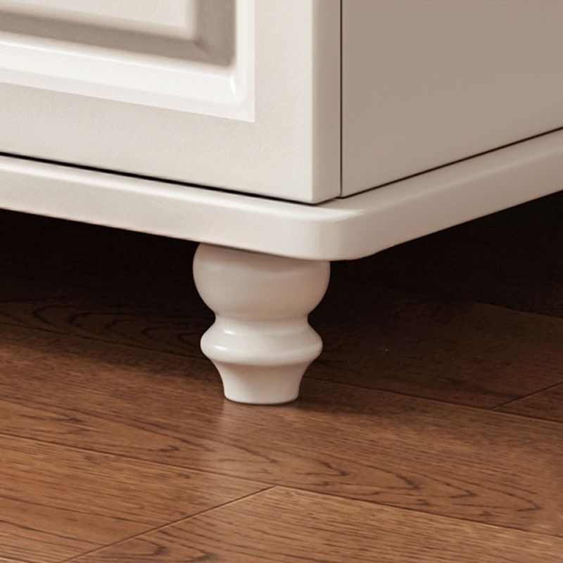 Modern Style Combo Dresser Bedroom Wooden Storage Chest Dresser with Drawers and Doors