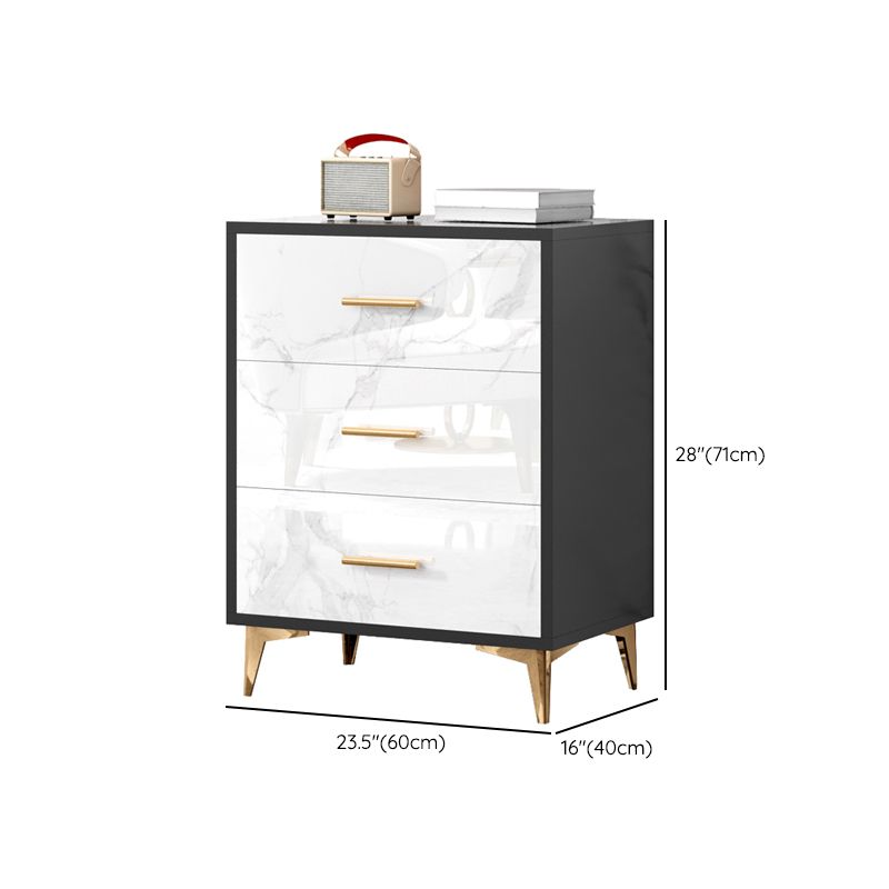 Modern Dresser Manufactured Wood Storage Chest Dresser with 3/4/5/6 Drawers