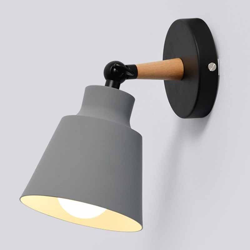 Modern Style Flared Sconce Light Fixtures Metal 1 Light Wall Lighting Ideas