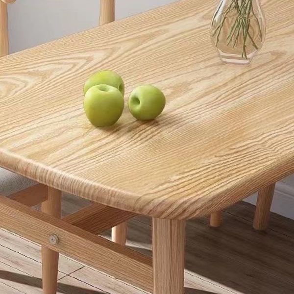 Mesa de comedor de comedor estándar MDF MDF Mesa de comedor de cocina con 4 patas