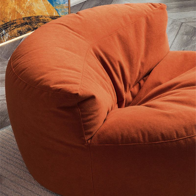 Velvet Armless Chair 34.64" L x 39.37" W x 18.89" H Accent Chair for Living Room