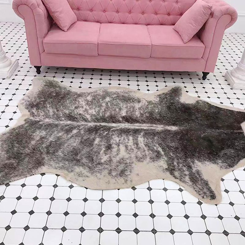 Multi Color Unique Rug Acrylic Animal Skin Print Carpet Easy Care Machine Washable Rug for Decoration