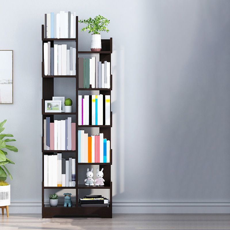 Wood Standard Kids Bookcase Contemporary Storage Bookcase Stain Resistant