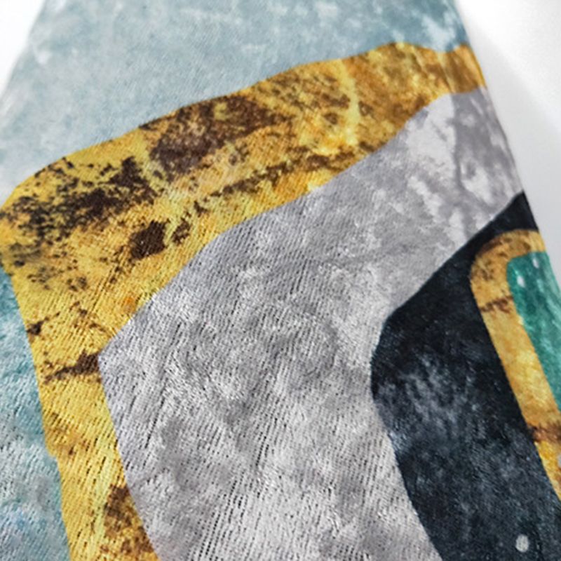 Gorgeous Living Room Carpet Trendy Round Area Rug Polyester Non-Slip Backing Indoor Rug