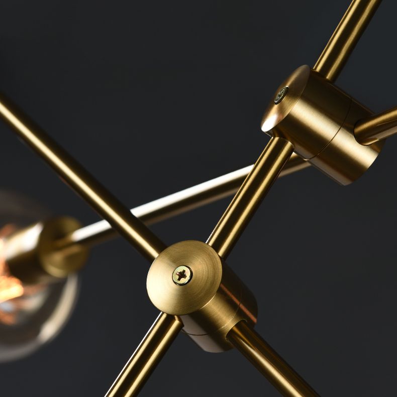 Metal Antique Antique Posting Lighting Accesors Sputnik Sphere Luces colgantes para sala de estar