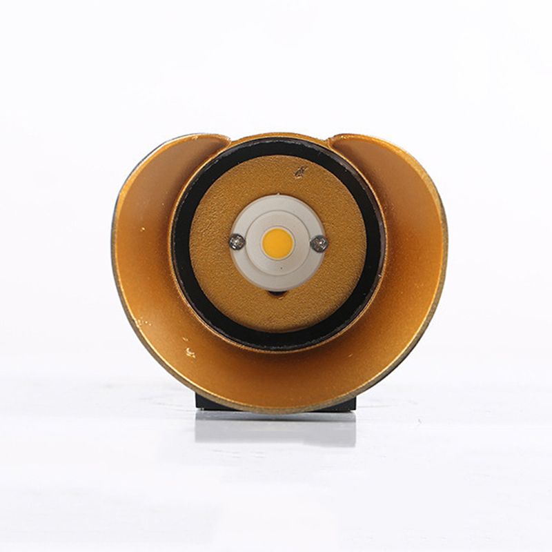 Curl Shape Wall Light Modern Style Metal Sconce Light for Living Room
