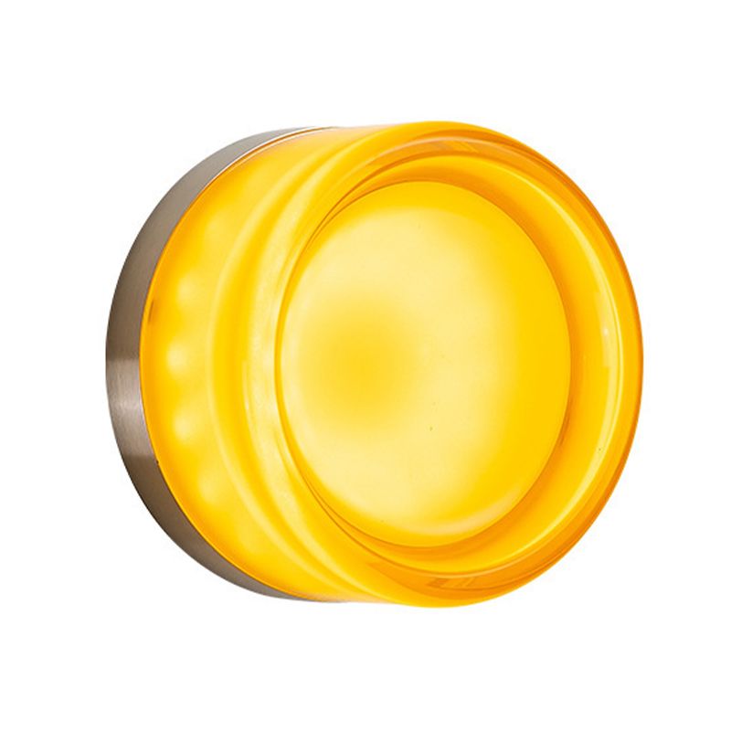 Contemporary Single Silver Wall Mounted Sconce Glass Statement Wall Light