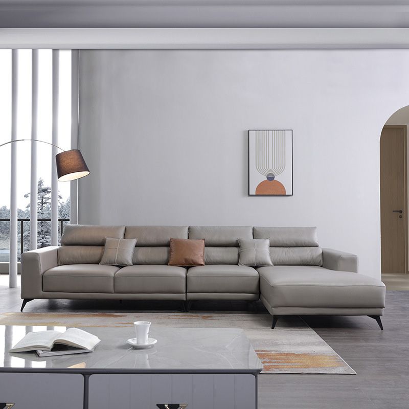 Industrial Living Room Settee Faux Leather Square Arm Cushions sofa