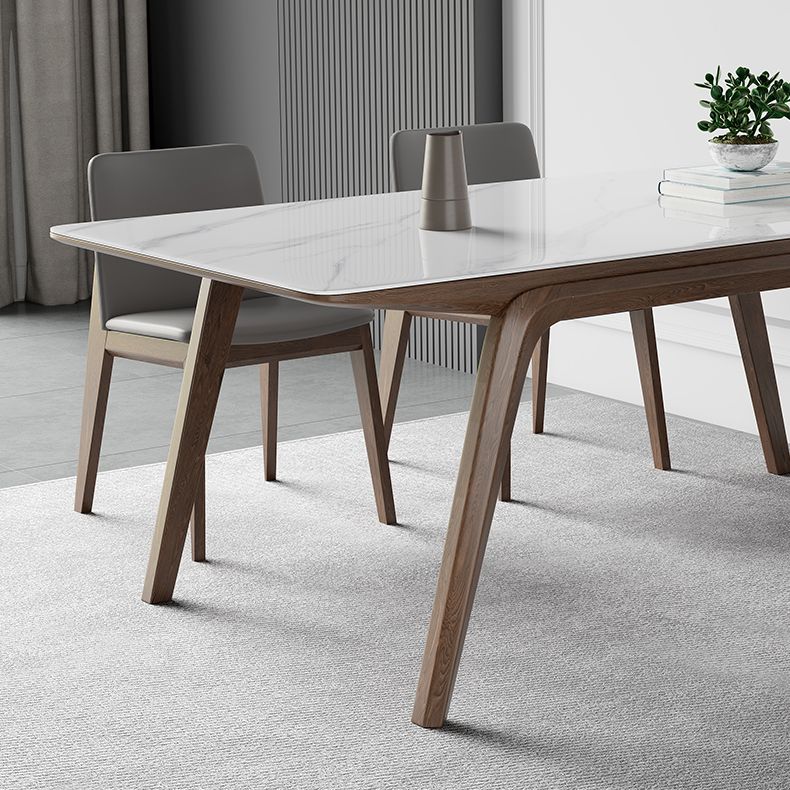 Designer Style Sintered Stone Top Dining Set Rectangle 1/3/4/5/7 Pieces Dining Table Set