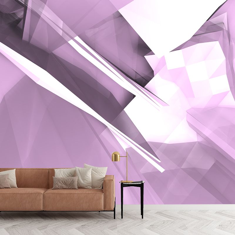 Illustration Mural Wallpaper Abstract Geometry Environment Friendly Bedroom Wall Mural