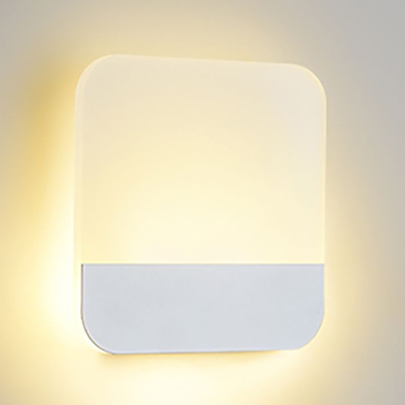 Geometry Shape Metal Wall Light Modern Style 1 Light Wall Mounted Light Fixture
