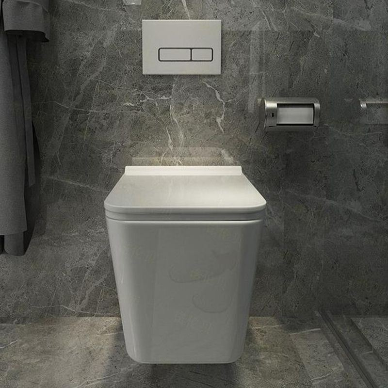 Wall Mount Porcelain Flush Toilet One-Piece Toilet Modern Toilet Bowl